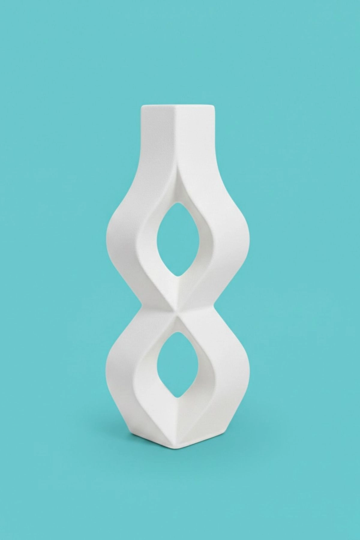 Seramik Sonsuzluk Vazo Bisküvi(YarıMamul) 23 cm