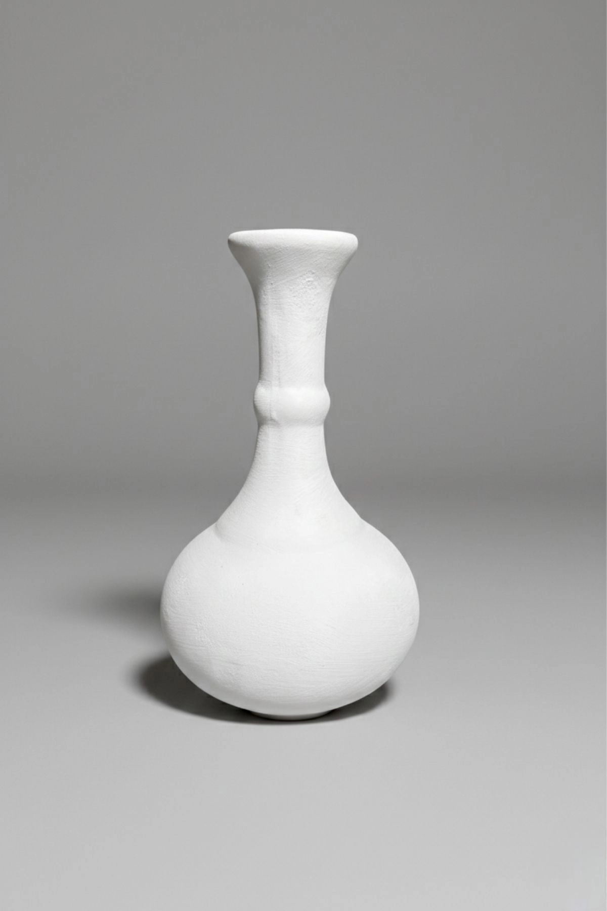 Çini Gözyaşı Vazo 15 Cm Bisküvi(Ham Ürün)