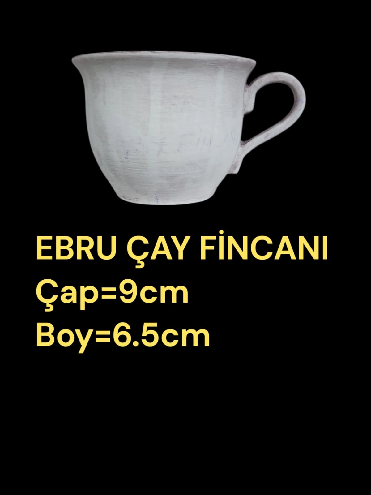 Ebru Çay Fincanı Alçı Kalıp 