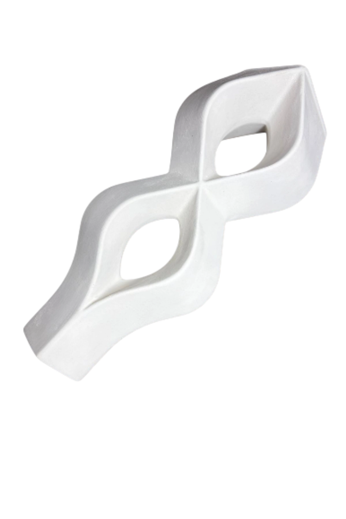Seramik Sonsuzluk Vazo Bisküvi(YarıMamul) 23 cm