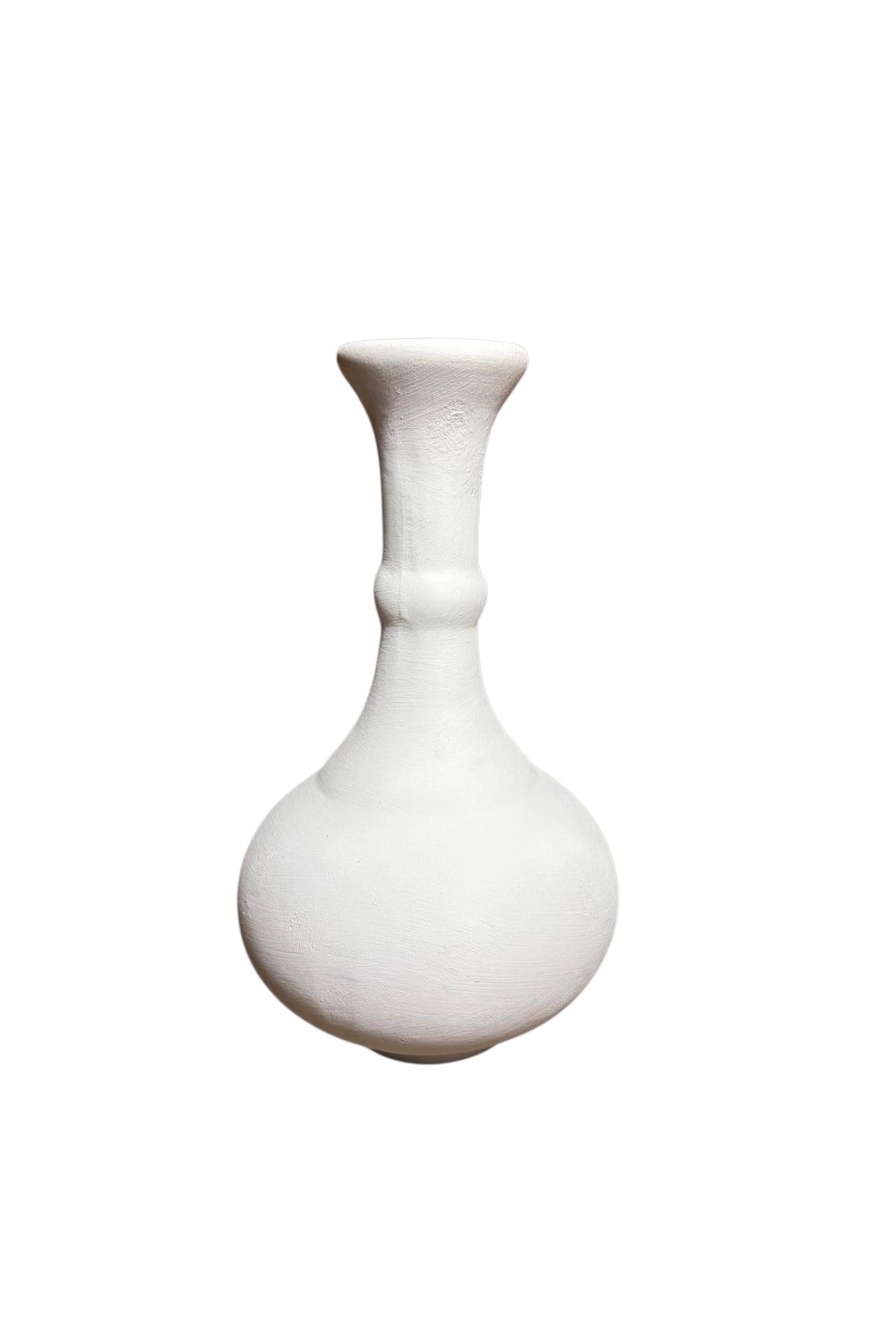 Çini Gözyaşı Vazo 15 Cm Bisküvi(Ham Ürün)