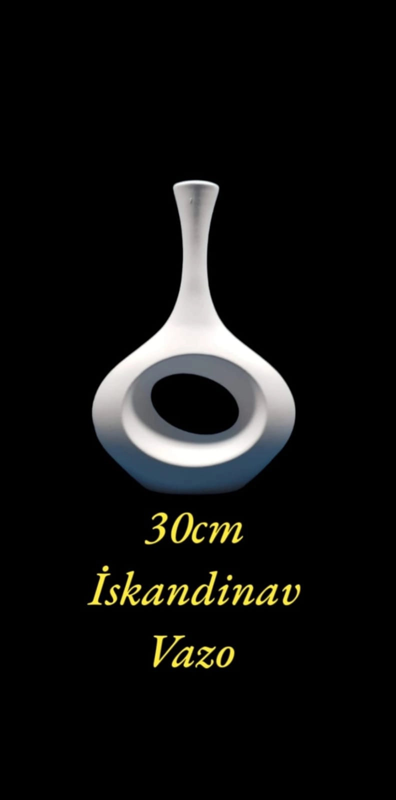 İskandinav Vazo Alçı Kalıp 