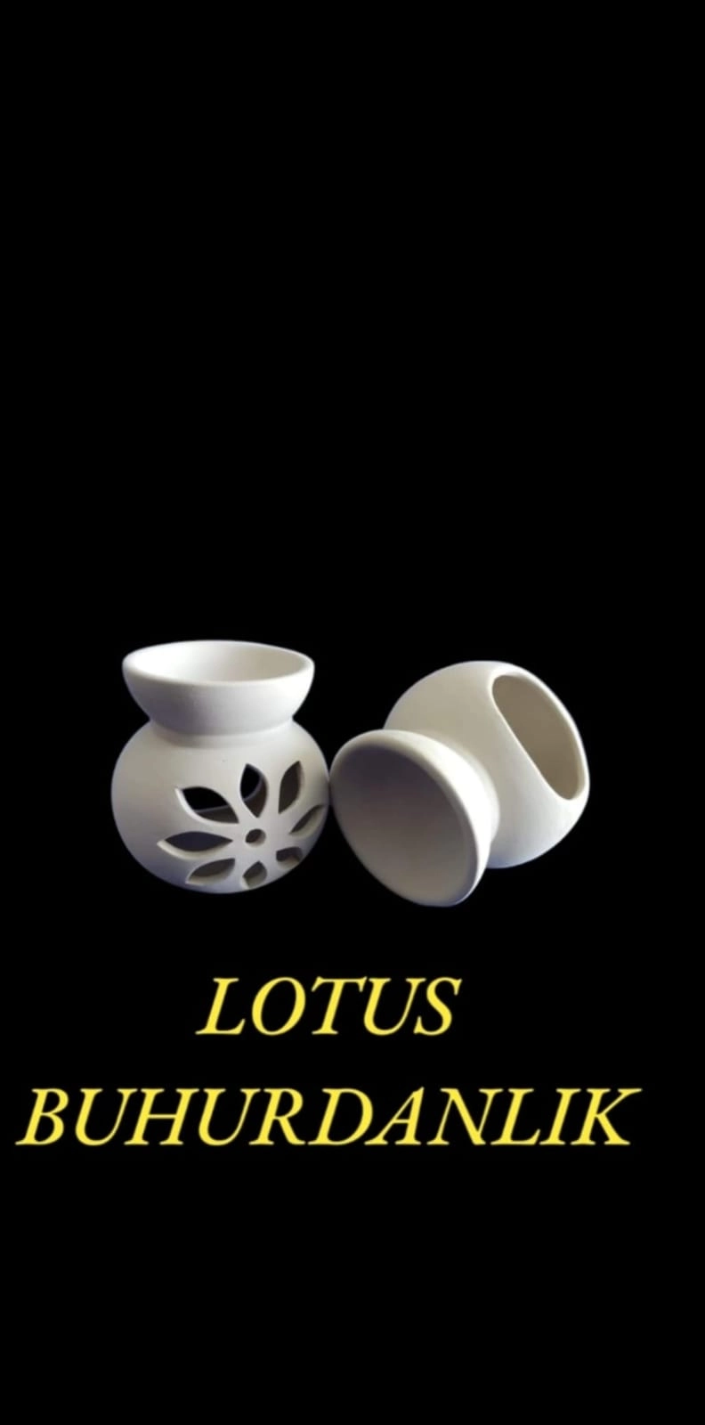 Lotus Buhurdanlık Alçı Kalıp 