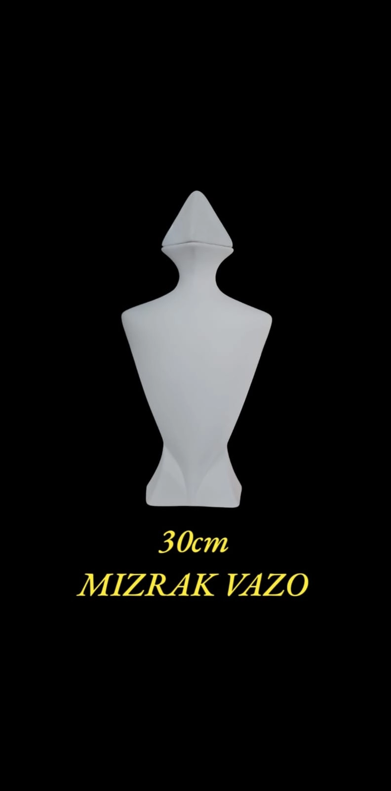 Mızrak Vazo Alçı Kalıp 