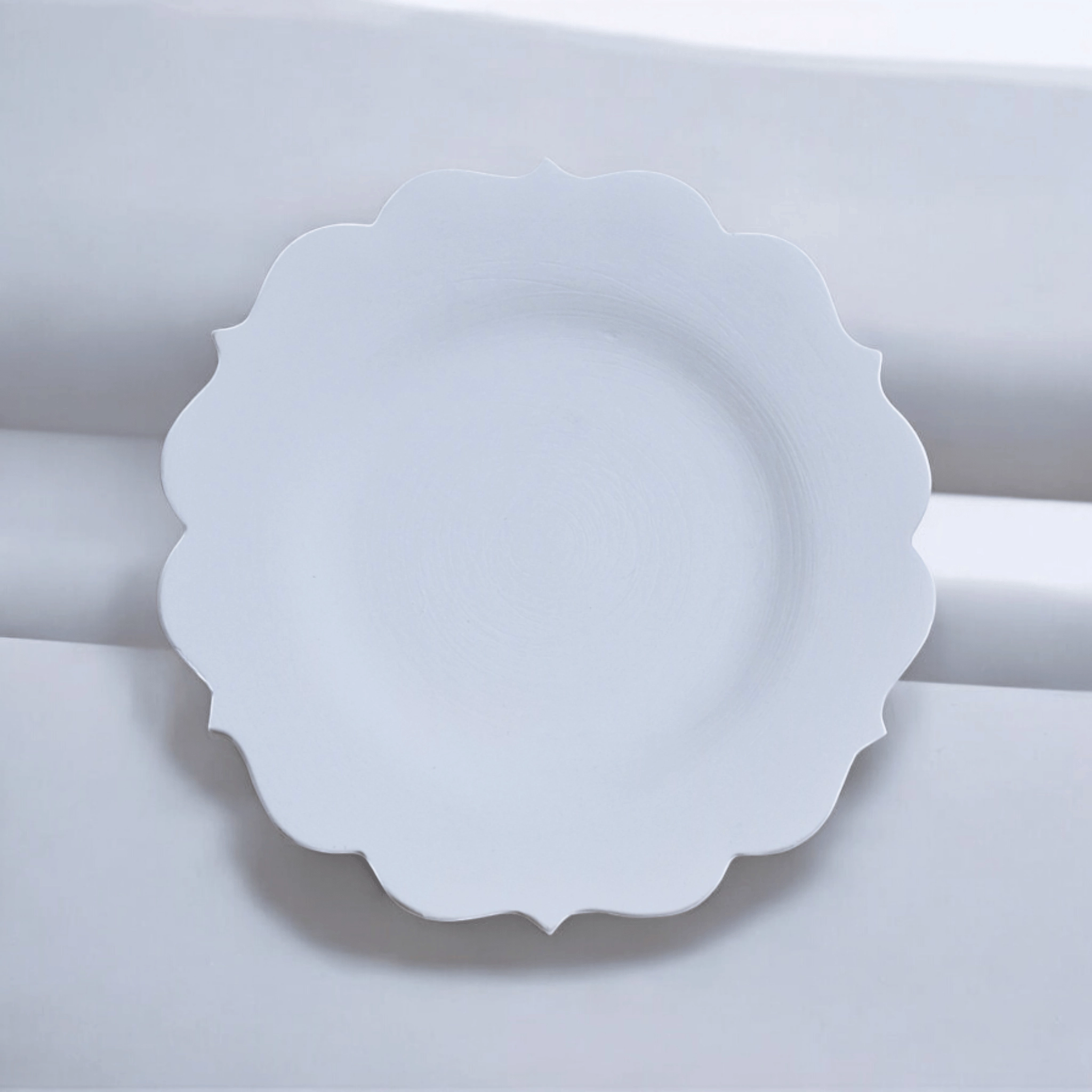 Çini Mertaban Rölyefli Tabak Biskuvi 18cm