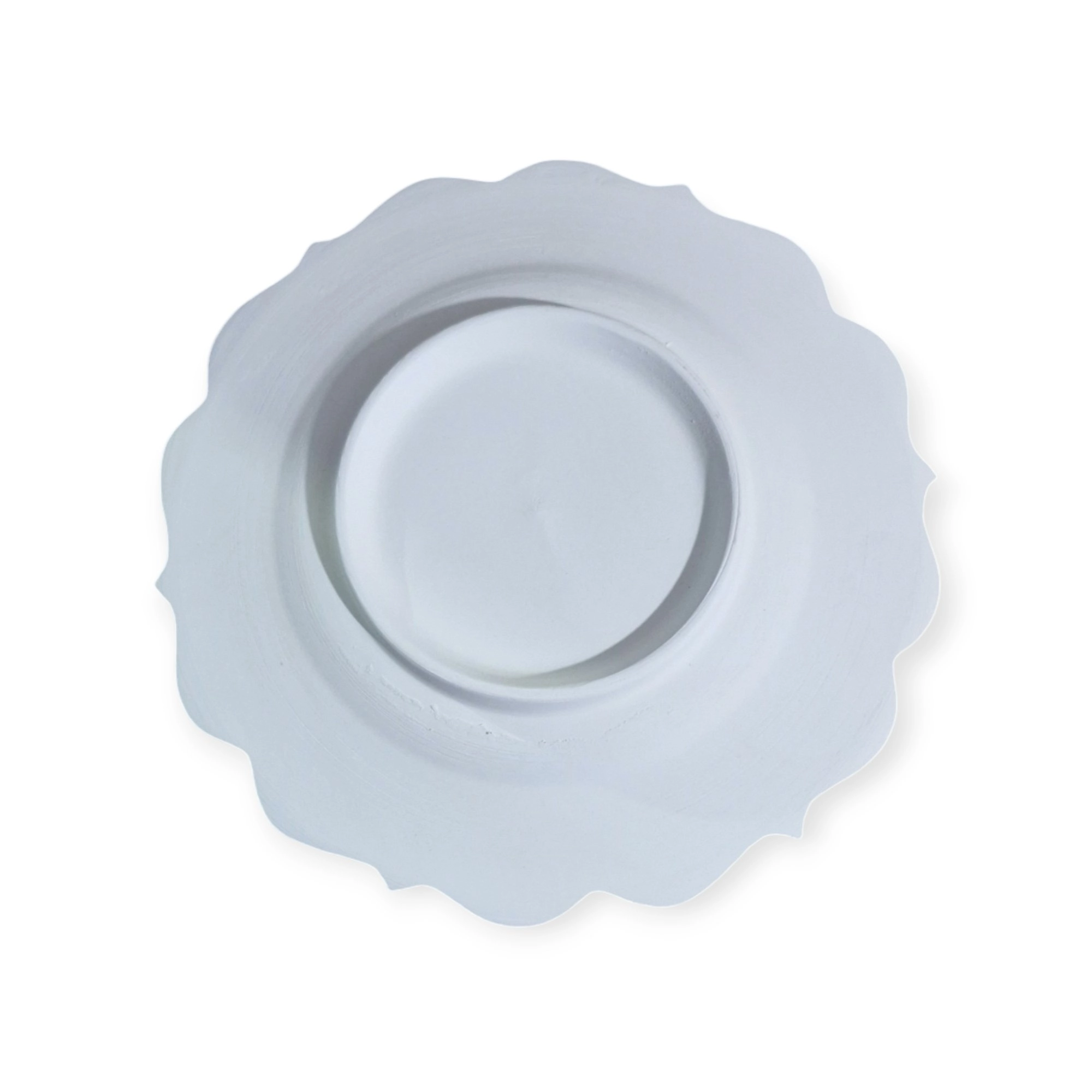 Çini Mertaban Rölyefli Tabak Biskuvi 18cm
