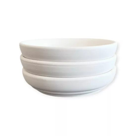 Dik Kenarlı Step Tabak Seramik Bisküvi 12 cm