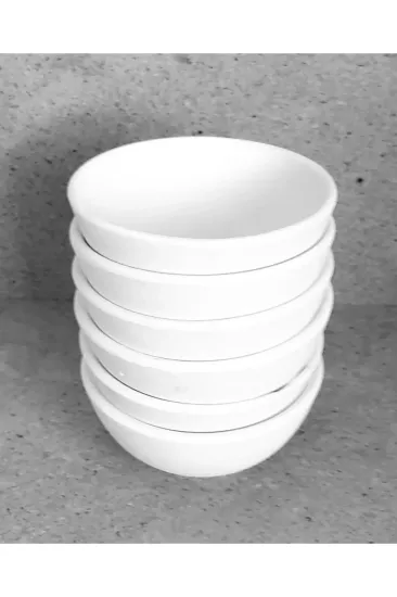 Seramik Kase 8 Cm Bisküvi 6’lı