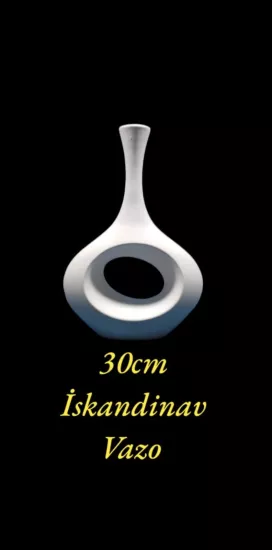 İskandinav Vazo Alçı Kalıp 