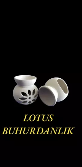 Lotus Buhurdanlık Alçı Kalıp 