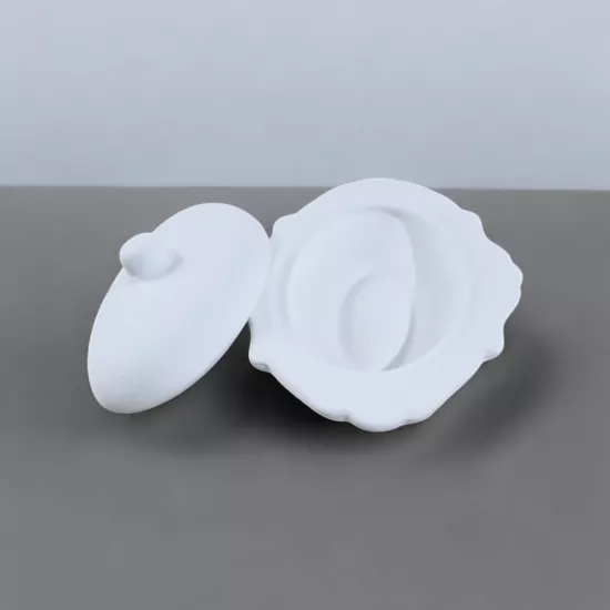 Çini Oval Şekerlik Biskuvi 22 cm (HamÜrün)