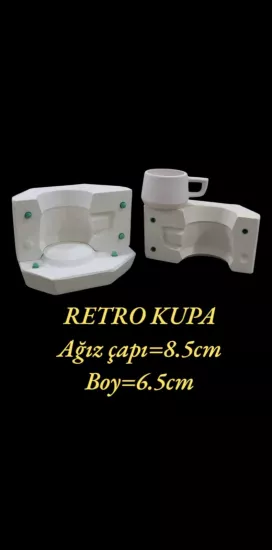 Döküm Alçı Kalıp Retro Kupa 