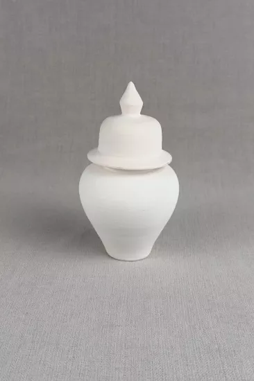 Çini Şah Küp  10 Cm Bisküvi(Ham Ürün)