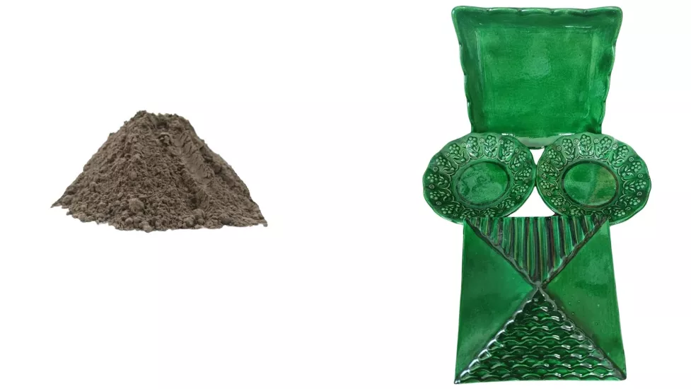 Çini Zümrüt Yeşil Sır 1 Kg.